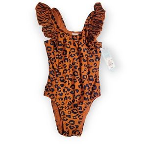 Cat and Jack Toddler Girl Leopard One Piece